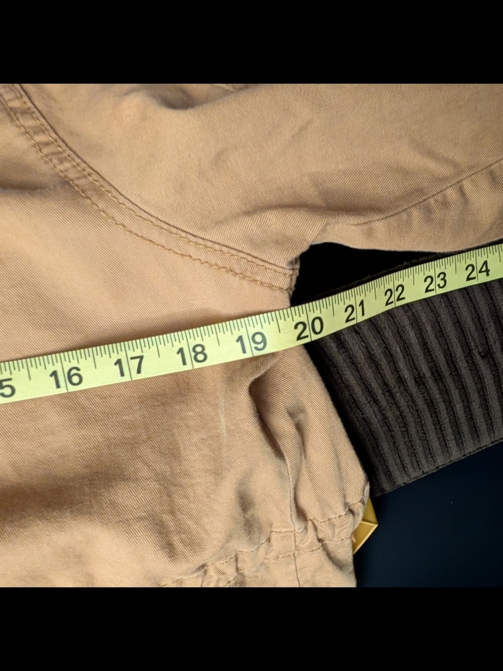 NWOT Mossimo Supply Co. 2015 Women’s Canvas Hooded Utility Jacket Camel Size L - Picture 11 of 11